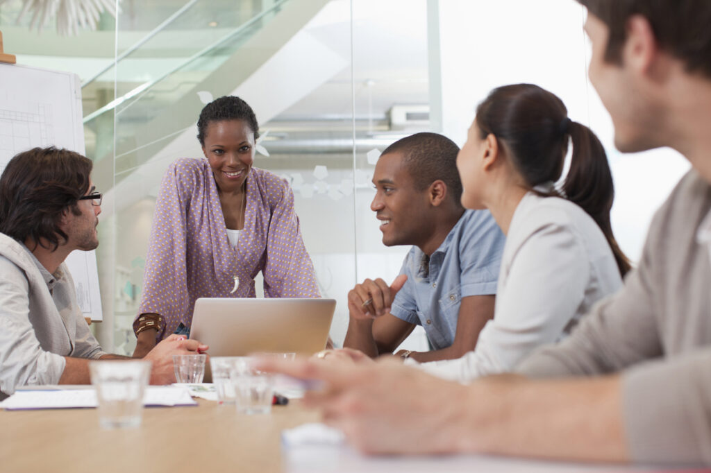 Business people meeting in conference room